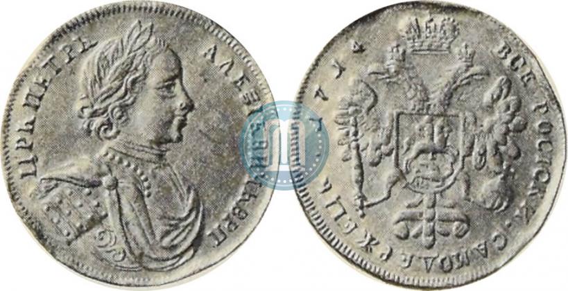 Picture 2 ducats 1714 year  