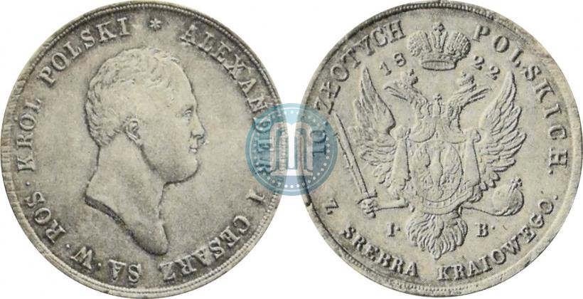 Picture 10 złotych 1822 year IB 