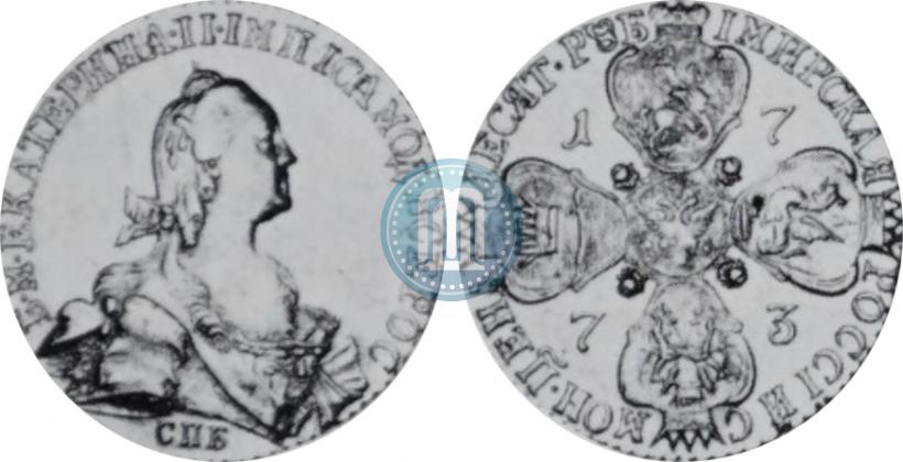 Picture 10 roubles 1773 year СПБ 