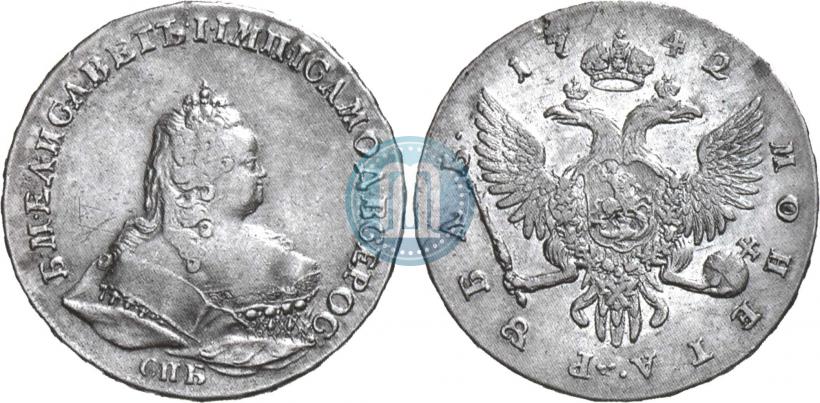 Picture 1 rouble 1742 year СПБ 