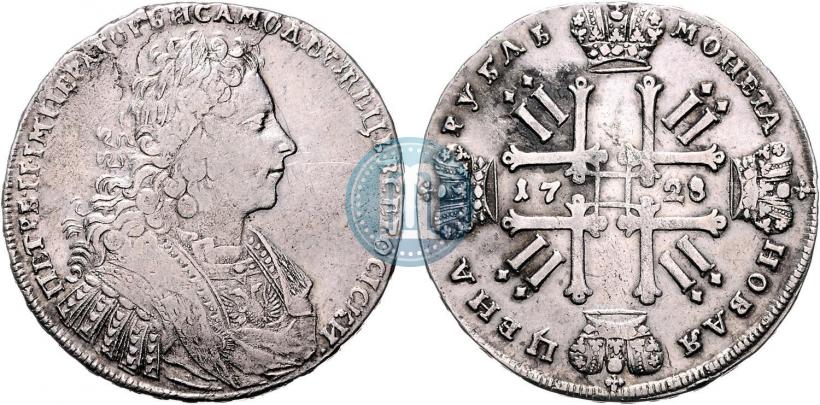 Picture 1 rouble 1728 year  "Type of 1728"