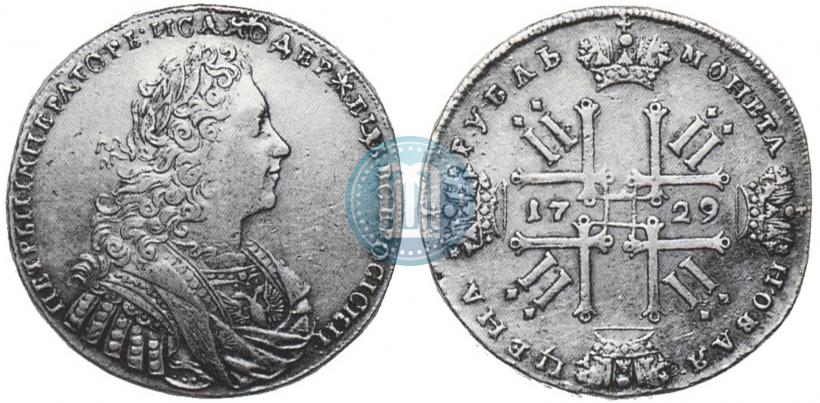 Picture 1 rouble 1729 year  "Type of 1728"