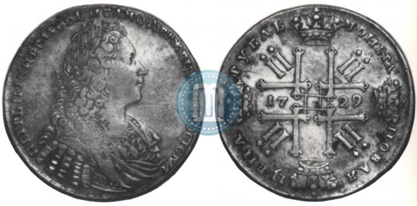 Picture 1 rouble 1729 year  "Type of 1728"