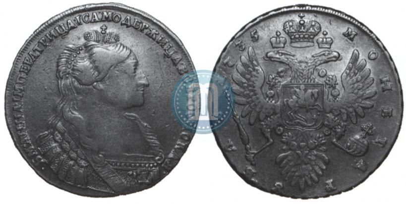 Picture 1 rouble 1735 year  