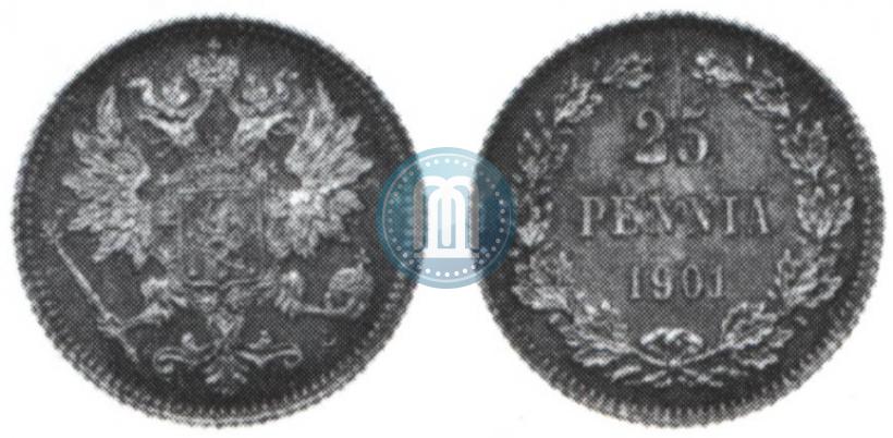 Picture 25 pennia 1901 year L 