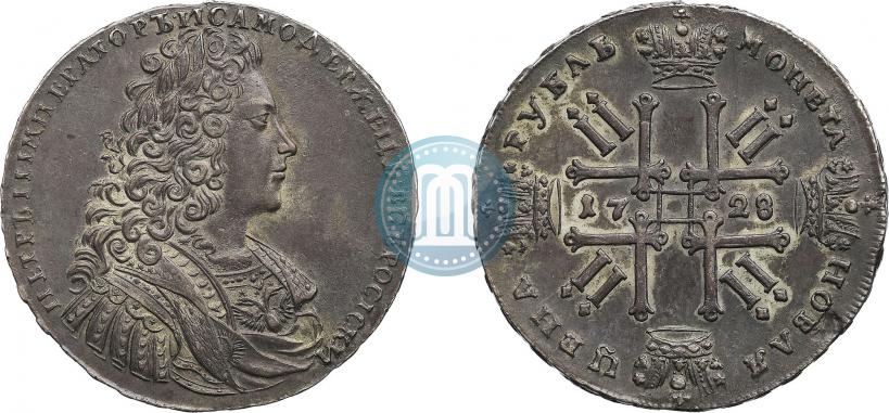 Picture 1 rouble 1728 year  "Type of 1728"