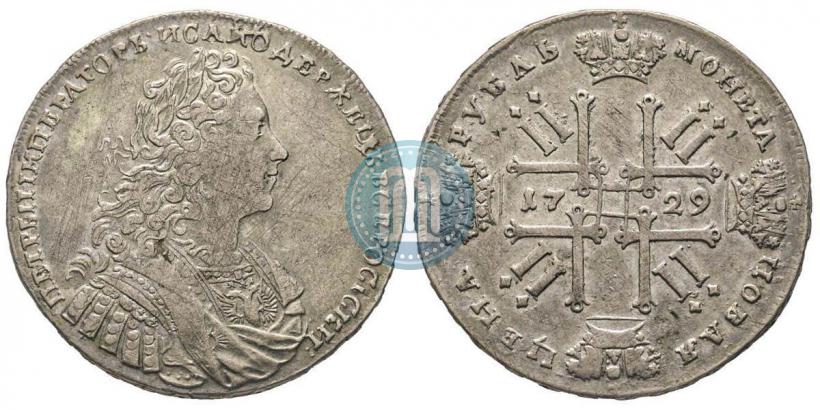 Picture 1 rouble 1729 year  "Type of 1728"