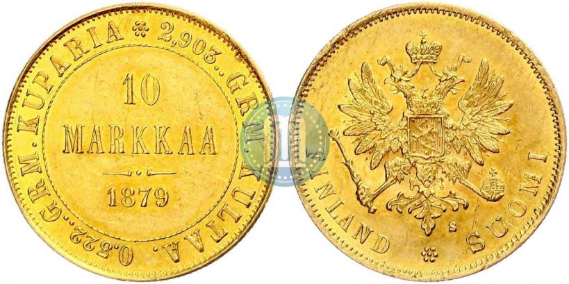 Picture 10 markkaa 1879 year S 