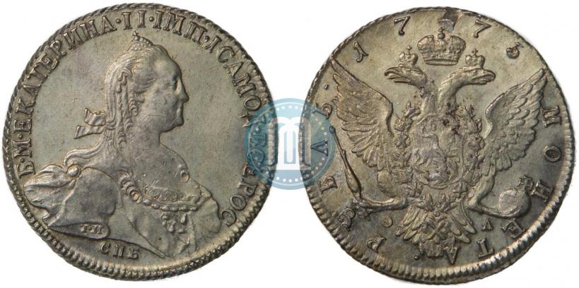 Picture 1 rouble 1775 year СПБ-ФЛ 