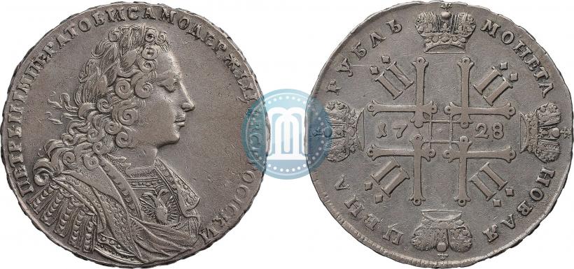 Picture 1 rouble 1728 year  "Type of 1728"