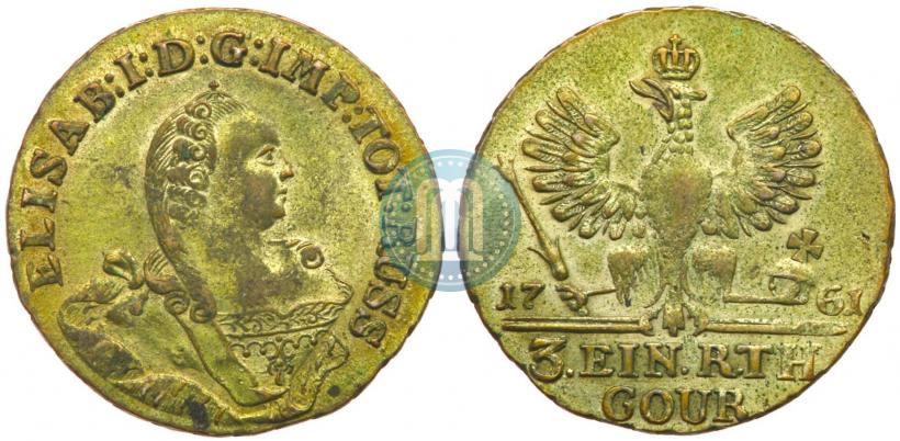 Picture 1/3 Thaler 1761 year  