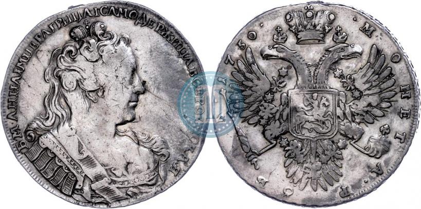 Picture 1 rouble 1730 year  