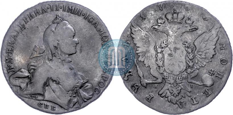 Picture 1 rouble 1763 year СПБ-ЯI 