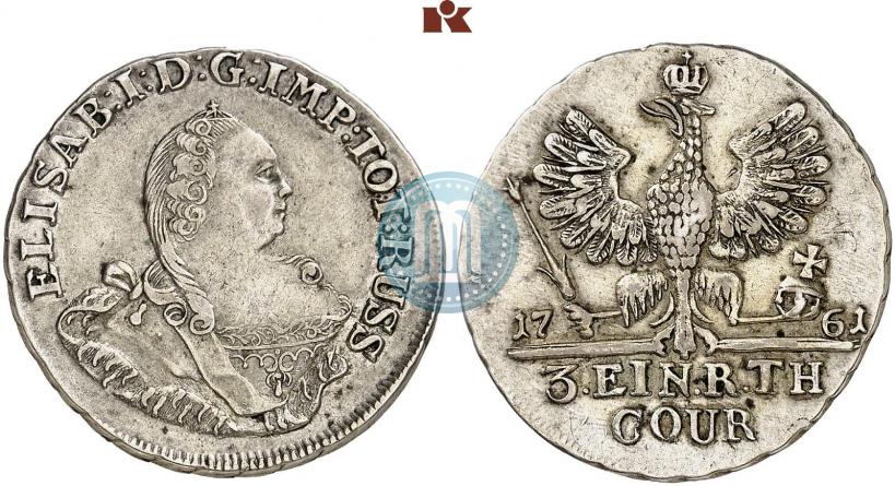 Picture 1/3 Thaler 1761 year  