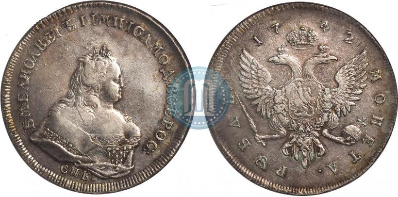 Picture 1 rouble 1742 year СПБ 