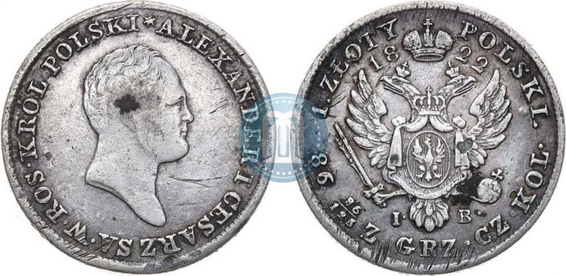 Picture 1 złoty 1822 year IB 