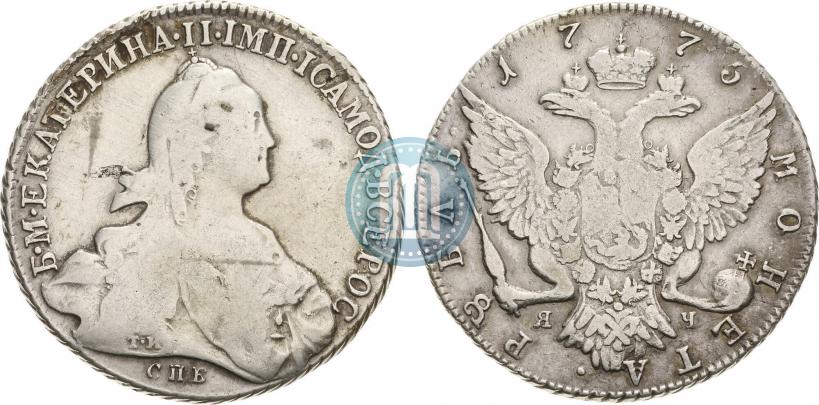 Фото 1 рубль 1773 года СПБ-ЯЧ-Т.И. 