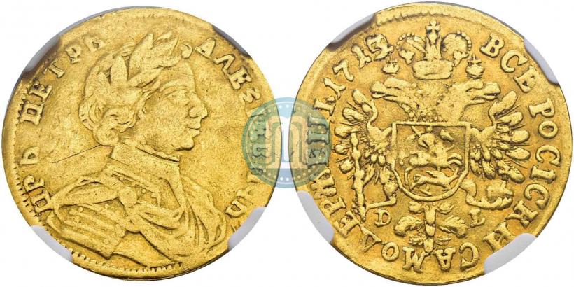 Picture 1 ducat 1713 year D-L 