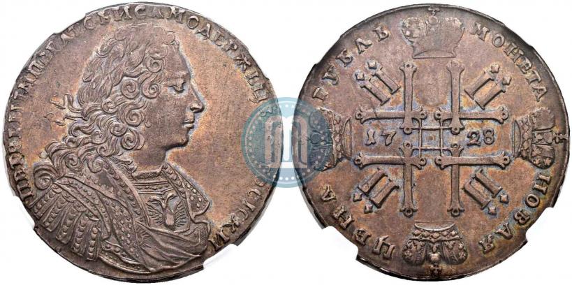 Picture 1 rouble 1728 year  "Type of 1728"