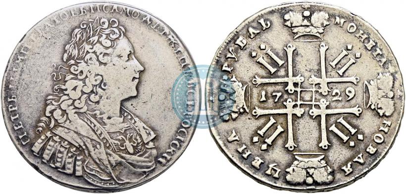 Picture 1 rouble 1729 year  "Type of 1728"