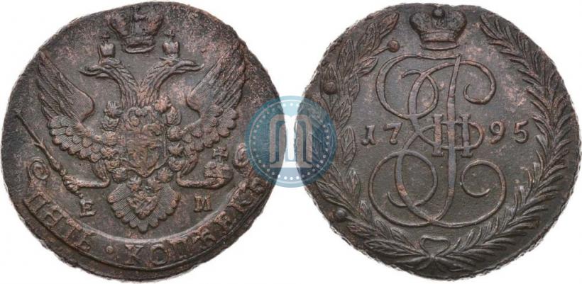 Фото 5 копеек 1795 года ЕМ 