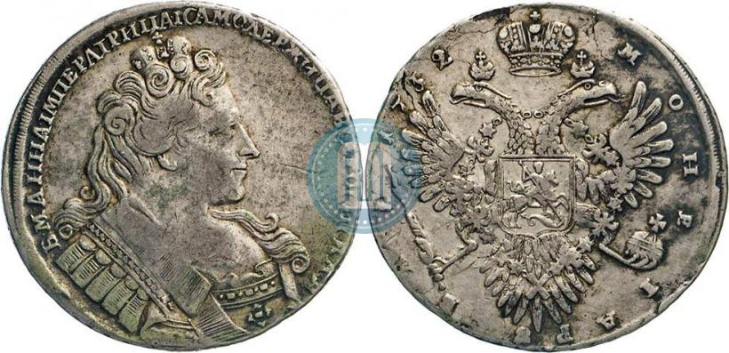 Picture 1 rouble 1732 year  