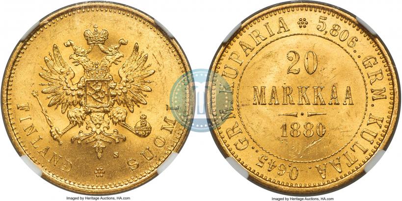 Фото 20 марок 1880 года S 