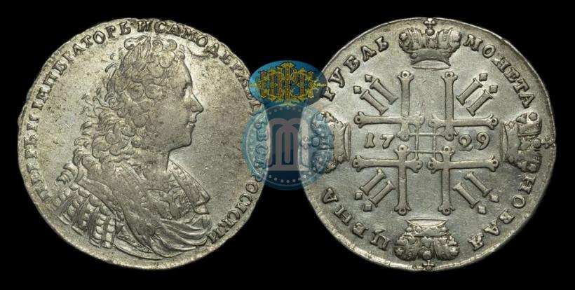 Picture 1 rouble 1729 year  "Type of 1728"