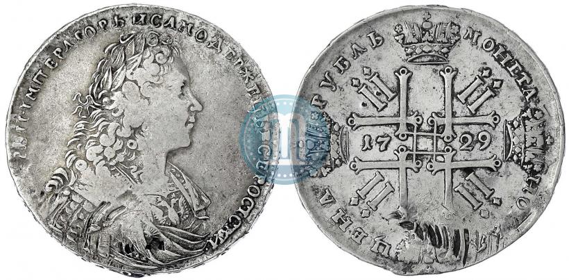 Picture 1 rouble 1729 year  "Type of 1728"