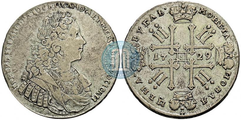 Picture 1 rouble 1729 year  "Type of 1728"