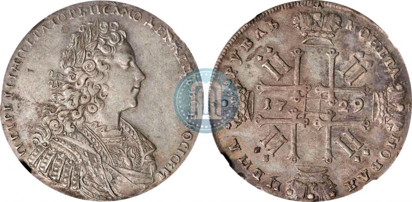 Picture 1 rouble 1729 year  "Type of 1728"