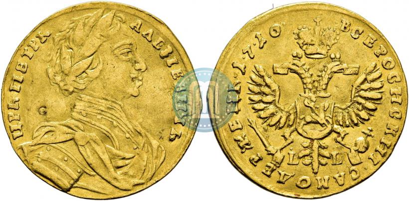 Picture 1 ducat 1710 year L-L 