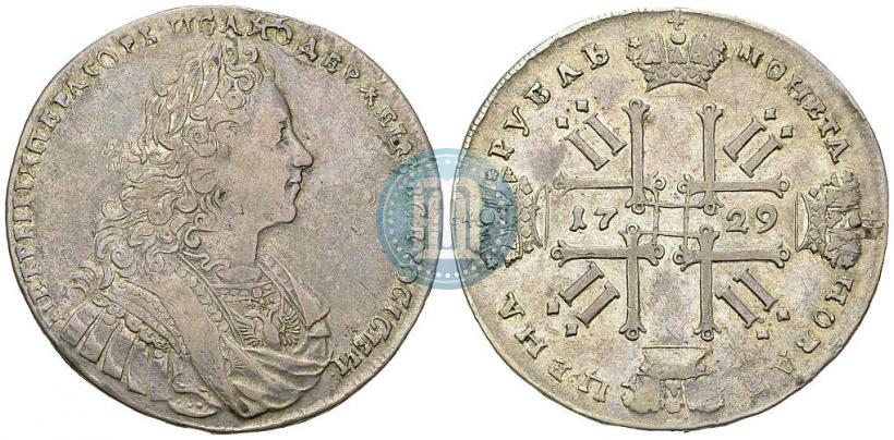 Picture 1 rouble 1729 year  "Type of 1728"