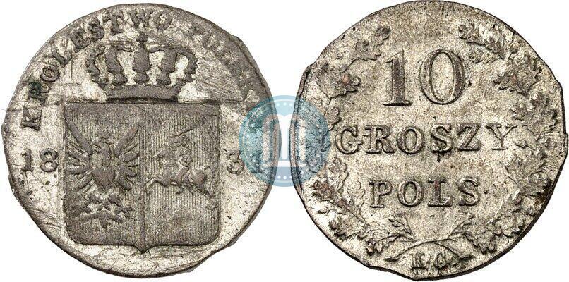 Picture 10 groszy 1831 year KG "Polish uprising"