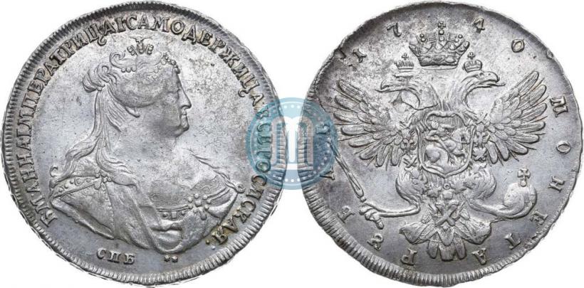 Picture 1 rouble 1740 year СПБ "Petersburg type"