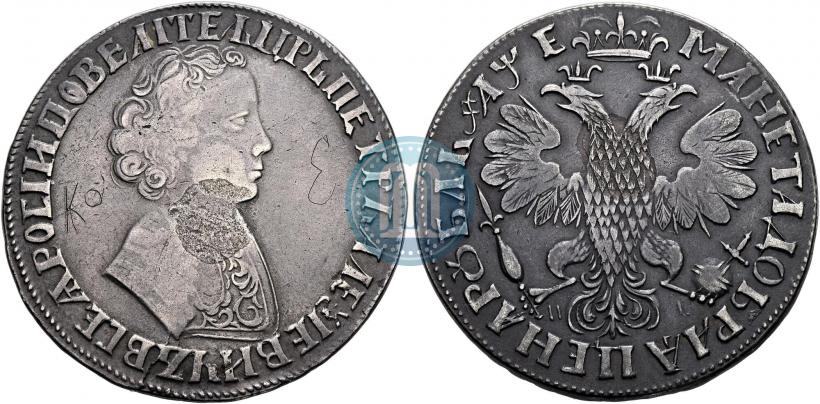 Picture 1 rouble 1705 year МД 