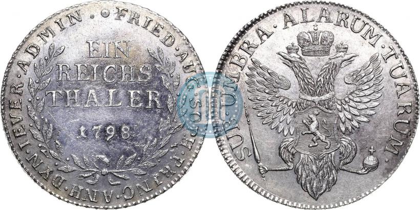 Picture Ein reichsthaler 1798 year  "Dutchy of Jever"