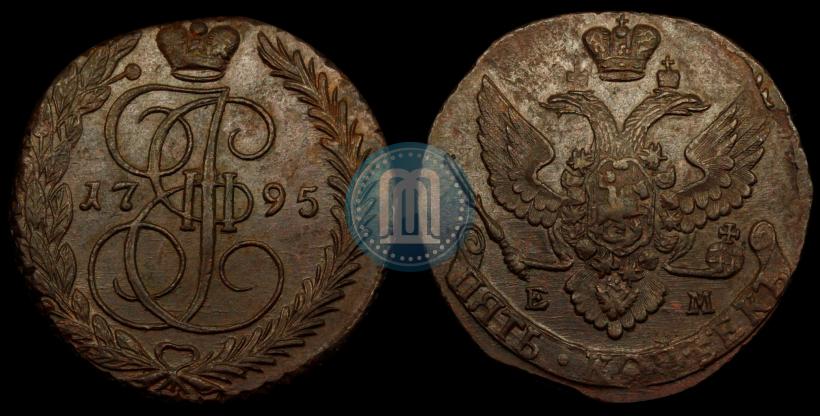 Фото 5 копеек 1795 года ЕМ 