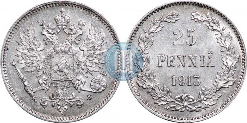 Picture 25 pennia 1902 year L 