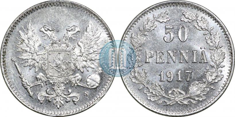 Picture 50 pennia 1917 year S 