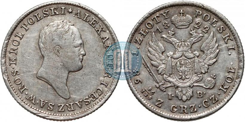 Picture 1 złoty 1822 year IB 