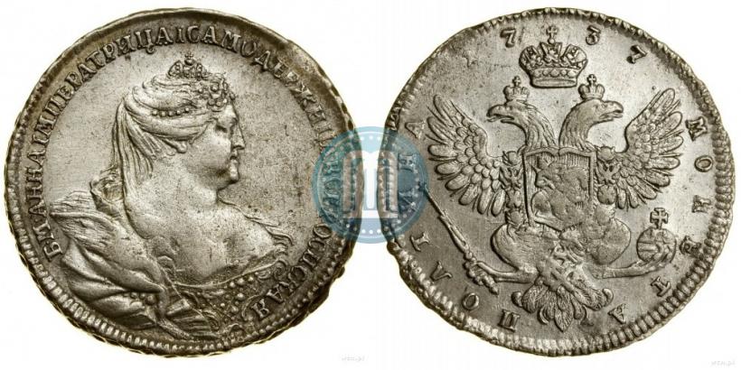 Picture Poltina 1737 year  "Moscow type"