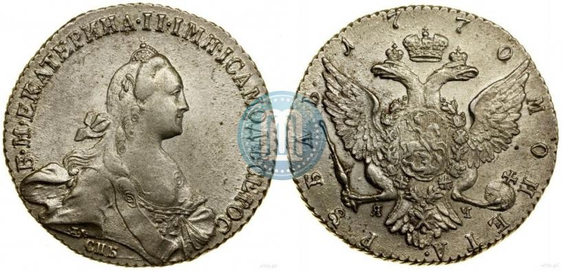 Picture 1 rouble 1770 year СПБ-ЯЧ 