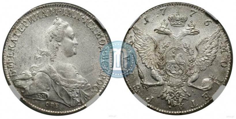 Picture 1 rouble 1776 year СПБ-ЯЧ 