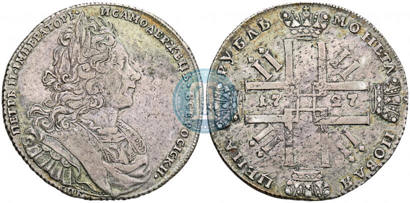 Picture 1 rouble 1727 year СПБ "Petersburg type"