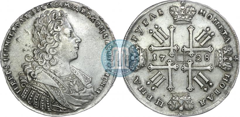 Picture 1 rouble 1728 year  "Type of 1728"