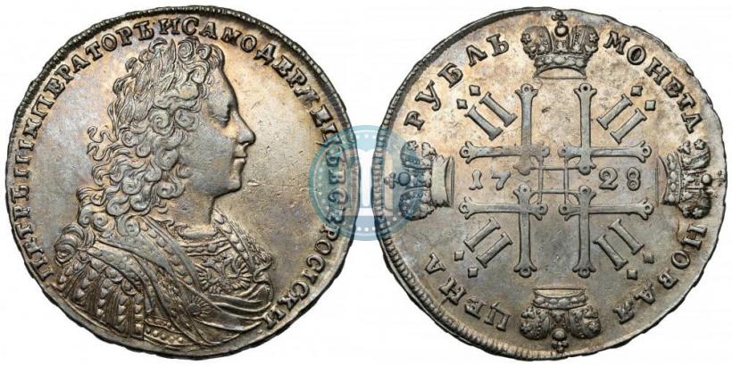 Picture 1 rouble 1728 year  "Type of 1728"