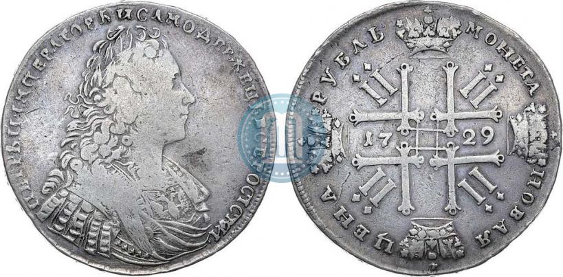 Picture 1 rouble 1729 year  "Type of 1728"