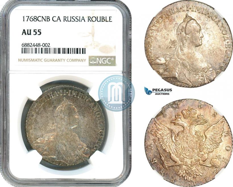 Picture 1 rouble 1768 year СПБ-СА 