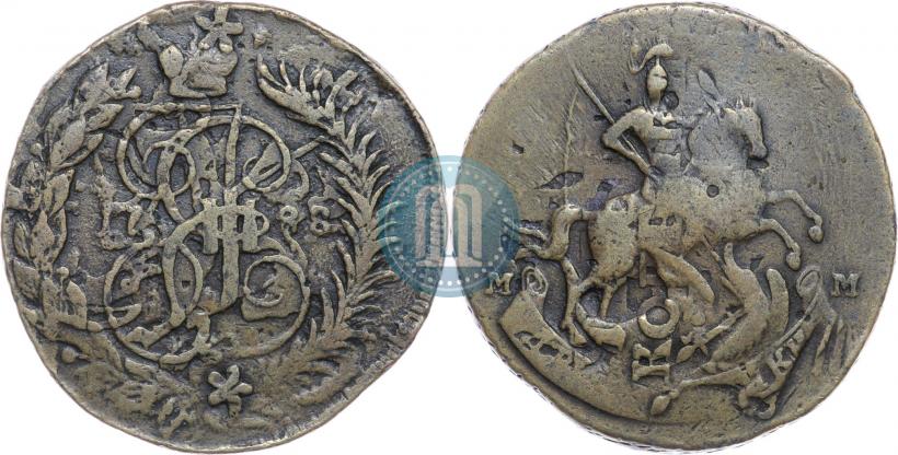 Фото 2 копейки 1788 года ММ 